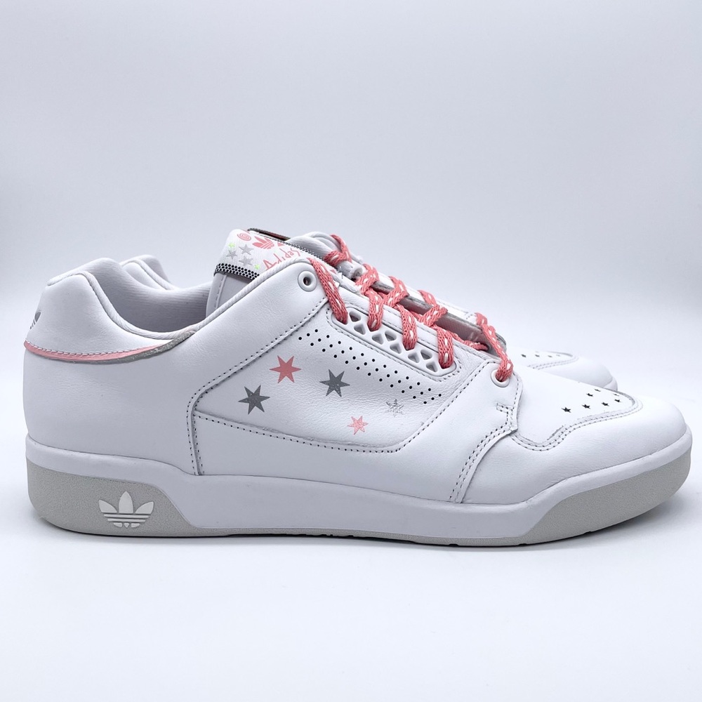 Adidas White Gray SlamCourt Original Sneakers - Picture 5 of 11